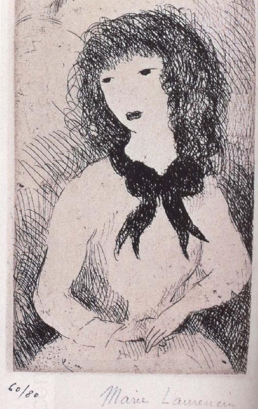 Marie Laurencin Femal wearing the hat oil painting picture